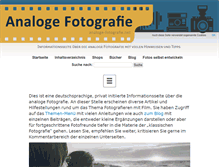 Tablet Screenshot of analoge-fotografie.net